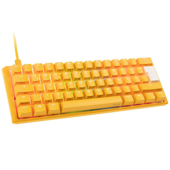 Ducky One 3 Yellow Mini Gaming Tastatur, RGB LED - MX-Black