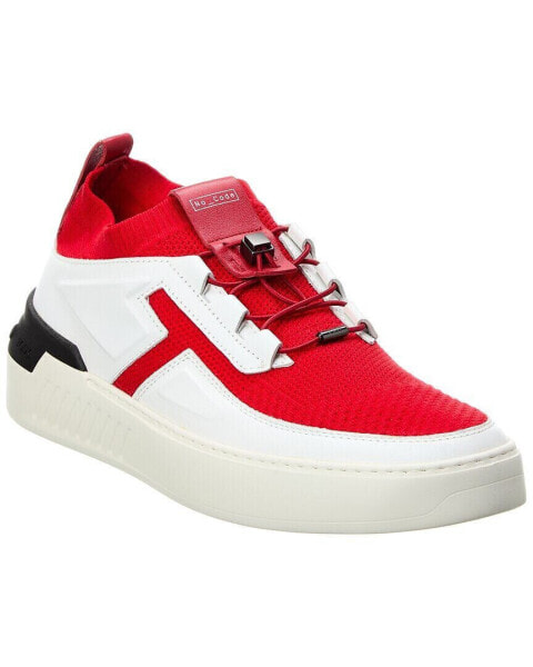 Tod’S X No_Code Knit & Leather Sneaker Men's Red 11.5