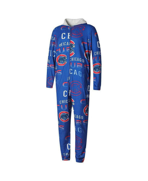 Men's Royal Chicago Cubs Windfall Microfleece Union Suit