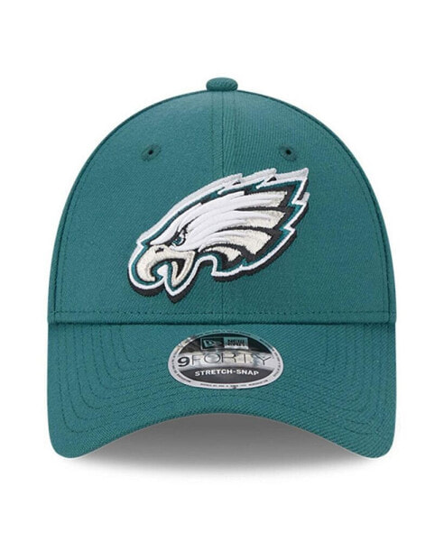 Men's Midnight Green Philadelphia Eagles 2024 NFL Draft 9FORTY Adjustable Hat