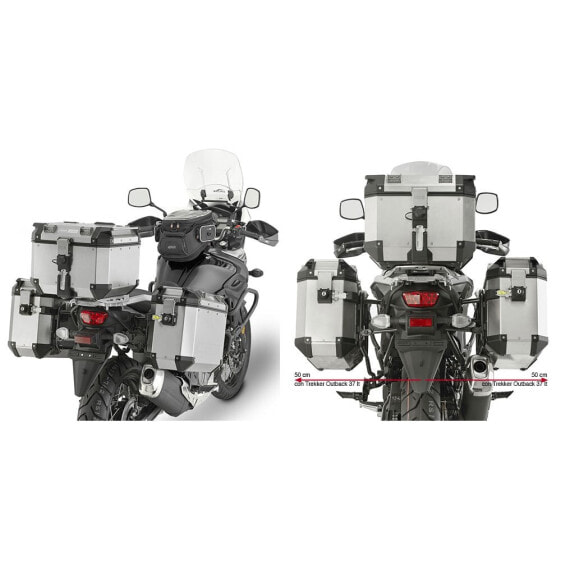 GIVI Trekker Outback Monokey Cam Suzuki DL 650 V-Strom side cases fitting