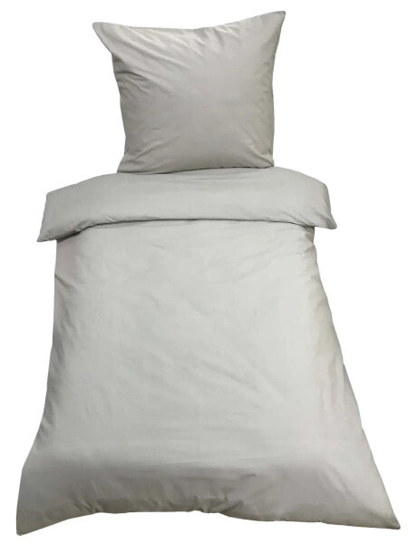 Комплект постельного белья One-Home Uni серый серебряный 135 x 200 см