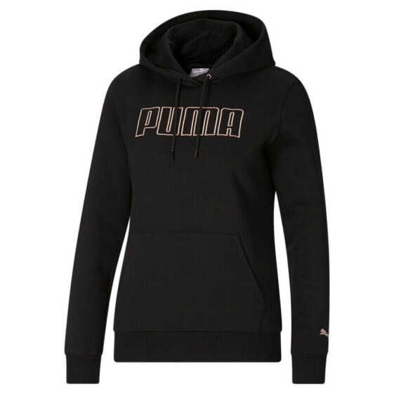 Puma Senci Hoodie Fl Womens Black Casual Outerwear 67874001