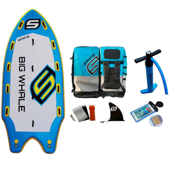 SAFE WATERMAN Big Whale 8 Persons 17´0´´ Inflatable Paddle Surf Set