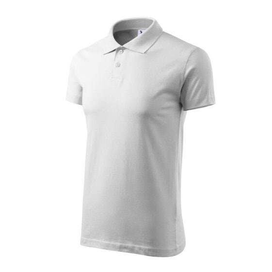Malfini Single J. M MLI-20200 white polo shirt
