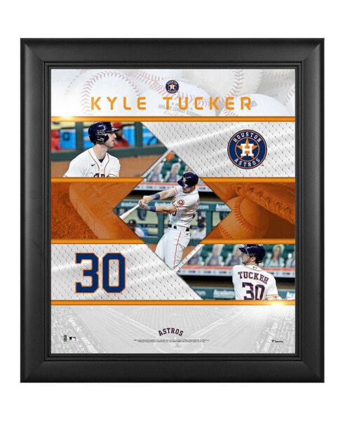 Kyle Tucker Houston Astros Framed 15" x 17" Stitched Stars Collage