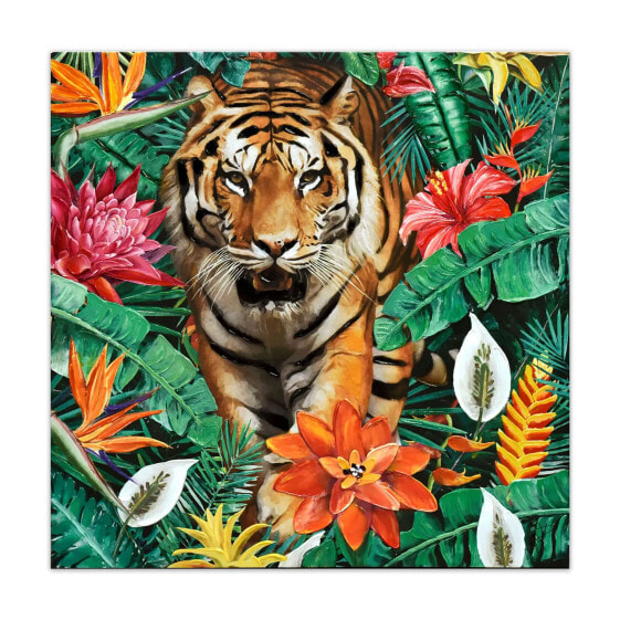 Картина ADM Home Collection Тигр в джунглях