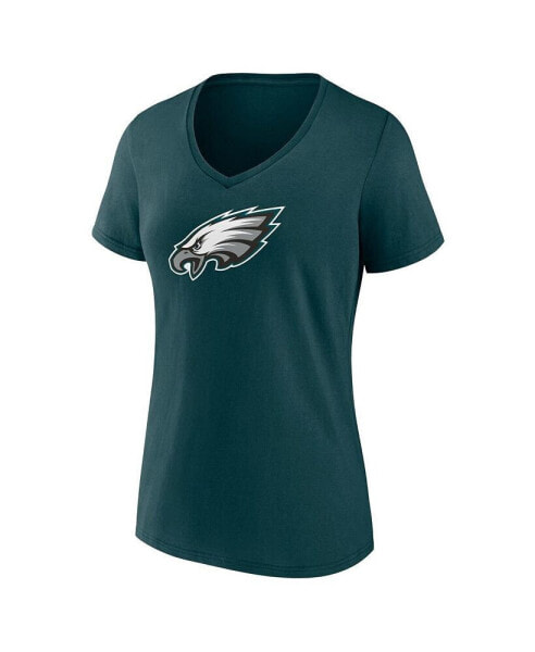 Women's Branded Midnight Green Philadelphia Eagles Mother's Day V-Neck T-Shirt