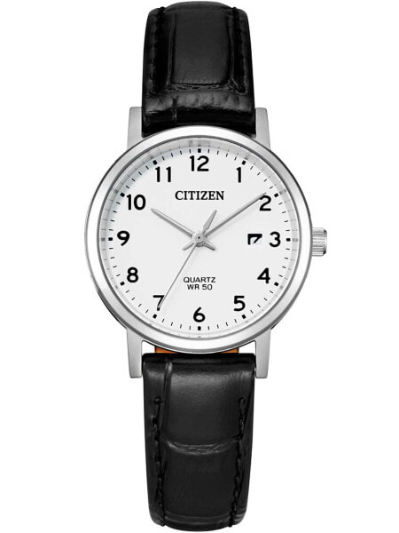 Часы и аксессуары Citizen EU6090-03A Базовые дамские кварцевые 28мм 5ATM
