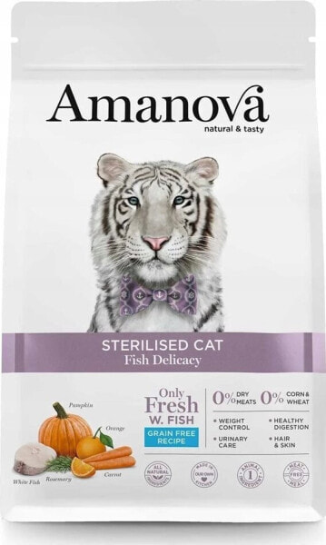 Amanova Amanova Sterilised Cat White Fish 1,5kg