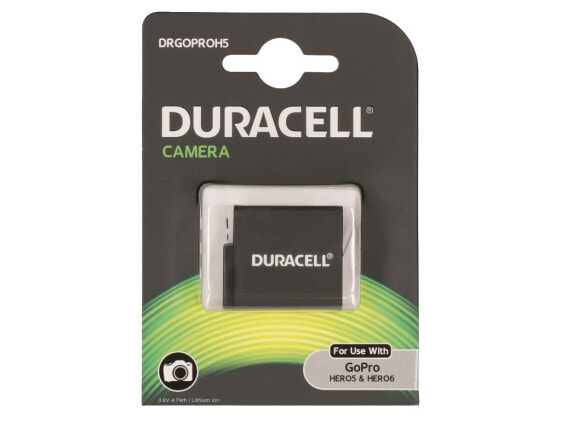 Duracell Action Camera Battery - replaces GoPro Hero 5 Battery - GoPro - 1250 mAh - 3.8 V - Lithium-Ion (Li-Ion)