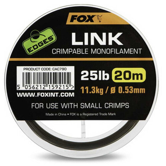 FOX INTERNATIONAL Edges Link 20 m Monofilament