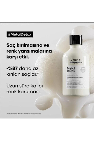 Paris Serie Expert Metal Detox İşlem Görmüş Saçlar İçin Metal Karşıtı Arındırıcı Şampuan 300 mlSED85