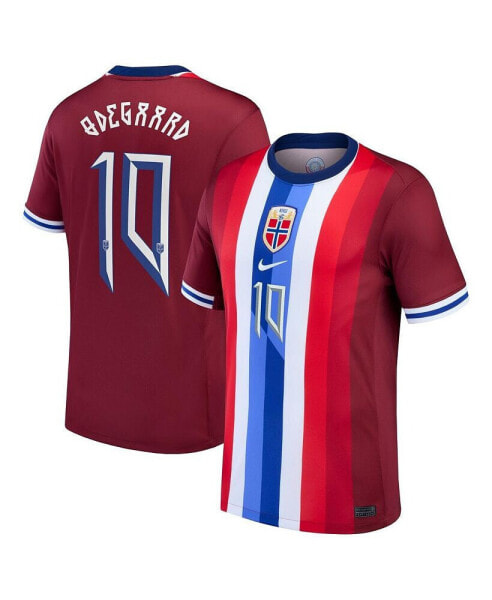 Men's Martin Odegaard Red Norway National Team 2024 Home Replica Jersey