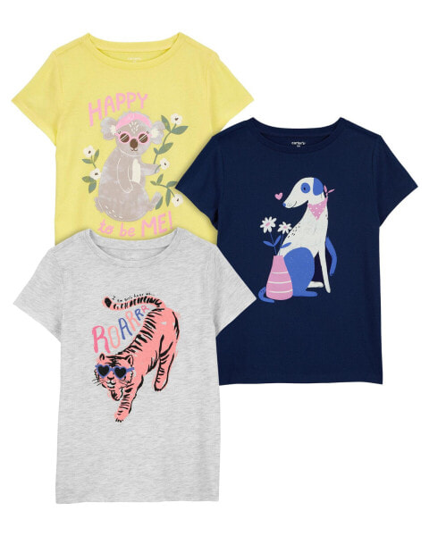 Kid 3-Pack Graphic Tees XS