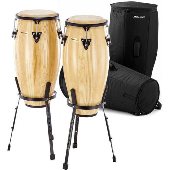 Millenium MC890NT Conga Set w. Gig Bags