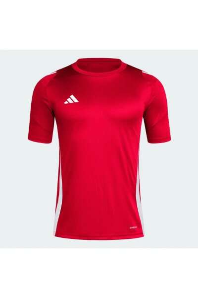 Tiro 24 Jersey Erkek Kırmızı Yuvarlak Yaka Tişört