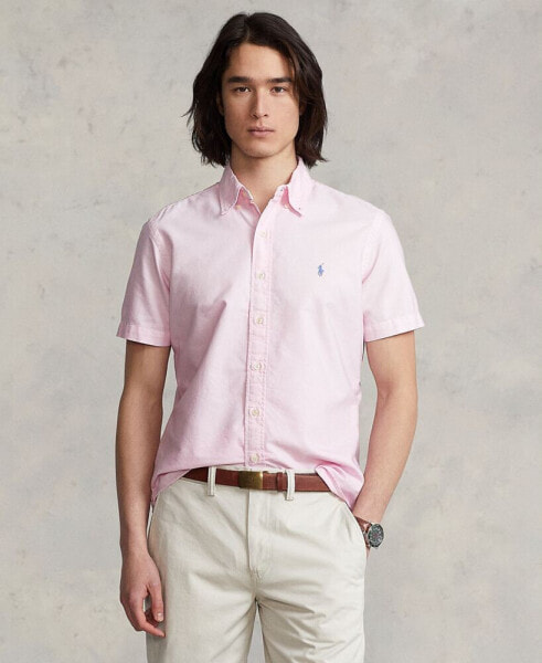 Men's Classic-Fit Garment-Dyed Oxford Shirt