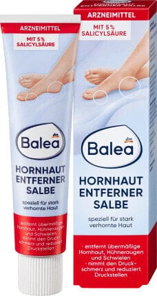 Fußcreme Hornhautentferner Salbe, 50 g