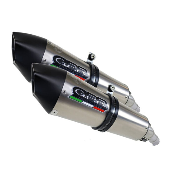 GPR EXCLUSIVE GPE Anniversary Titanium Double LC4 640 05-06 homologated muffler