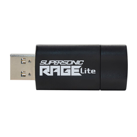 USB-накопитель Patriot Supersonic Rage Lite 64 ГБ 3.2 Gen 1 180 Мбит/с чёрный-синий