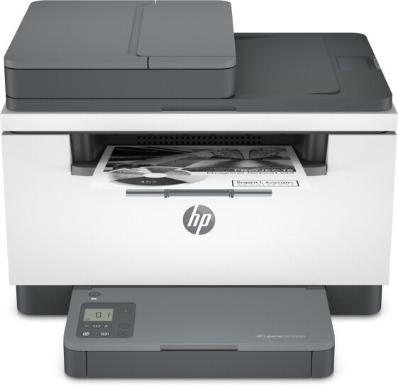 HP LaserJet MFP M234sdn Printer - Black and white - Printer for Small office - Print - copy - scan - Scan to email; Scan to PDF - Laser - Mono printing - 600 x 600 DPI - A4 - Direct printing - Grey - White