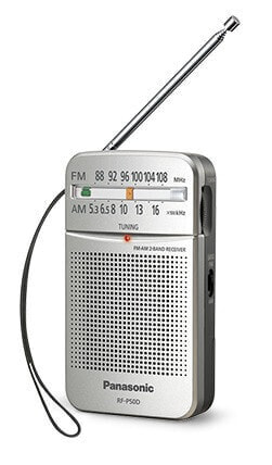 Panasonic RF-P50D - Portable - Digital - AM,FM - 87 - 108 MHz - 520 - 1730 kHz - 0.15 W