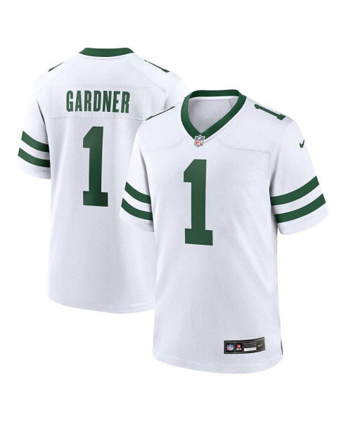 Nike Men's Ahmad Sauce Gardner Legacy White New York Jets Game Jersey
