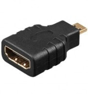 Адаптер HDMI Wentronic goobay - HDMI Тип А 19-pin - micro D m - для цифровых/дисплейных/видео сигналов
