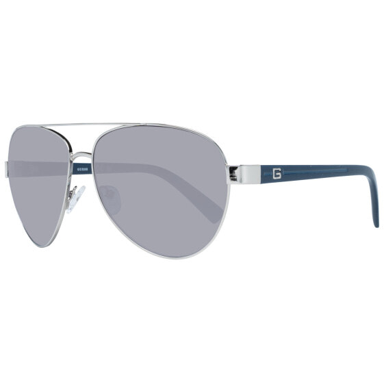 Guess Sonnenbrille GUF0124 SI-48 62 Damen Silber