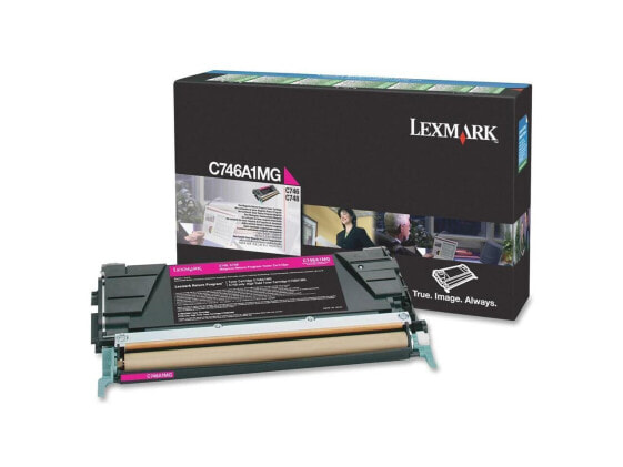 Lexmark C746A1MG Return Program Toner Cartridge - Magenta