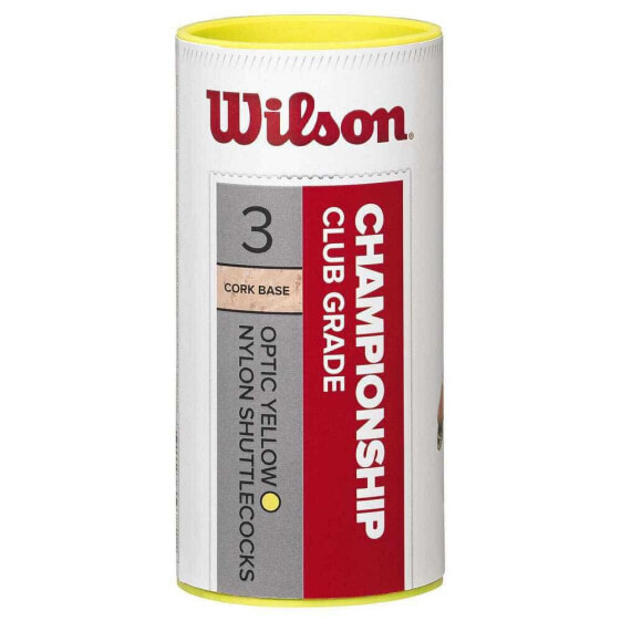 Яркие воланы для бадминтона Wilson Championship 78 3 штуки