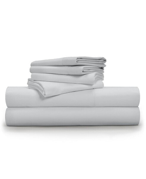600 TC Luxe Soft & Smooth 6 piece Sheet Set, Cal King