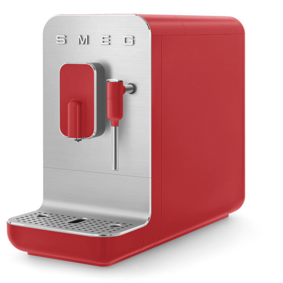 SMEG coffee maker BCC02RDMEU (Red) - Espresso machine - 1.4 L - Coffee beans - Ground coffee - Built-in grinder - 1350 W - Red