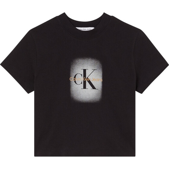 CALVIN KLEIN JEANS Spray Monologo Baby short sleeve T-shirt