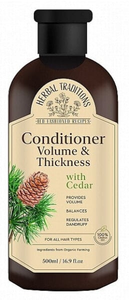 Conditioner für Volumen und Kräftigung der Haare mit Zedernholz