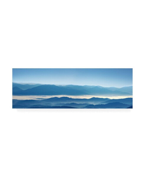 James Mcloughlin Misty Mountains XII Canvas Art - 15" x 20"