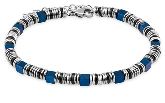 Bead bracelet made of steel VESB1116SBL