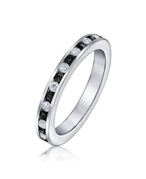 Кольцо Bling Jewelry CZ Eternity Band 3MM