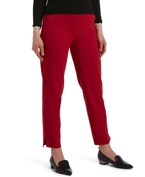 Hue 252624 Women's Temp Tech Trouser Thermal Leggings Deep Red Size X-Small