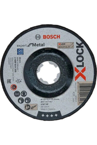 - X-lock - 125*6,0 Mm Expert Serisi Bombeli Metal Taşlama Diski (taş)