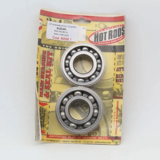 HOTRODS Suzuki RMZ 450 08-15/Rmx-Z 10 Crank Shaft Bearing Kit