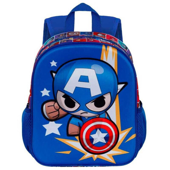 KARACTERMANIA 3D Punch Captain America Avengers Marvel 31 cm Backpack