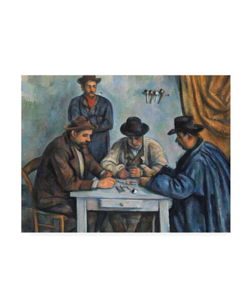 Paul Czann The Card Players Table Canvas Art - 15.5" x 21"