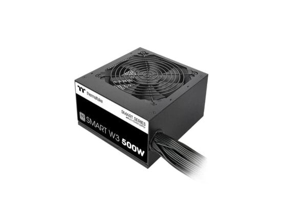 Smart W3 Series 80Plus Certified 500W Power Supply; ATX v3.1 Spec; 120mm FDB Fan