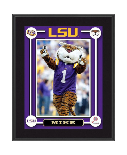 LSU Tigers Mike Mascot 10.5'' x 13'' Sublimated Plaque