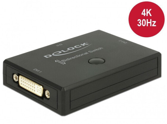 Delock DVI - DVI - Plastic - Black - 3840 x 2160 pixels - 820 mm - 620 mm