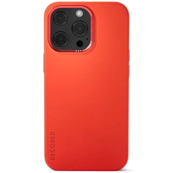 Чехол для iPhone 13 Pro Max Decoded Silicone Brick Red