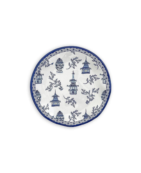 Pagoda Salad Plates, Set of 4