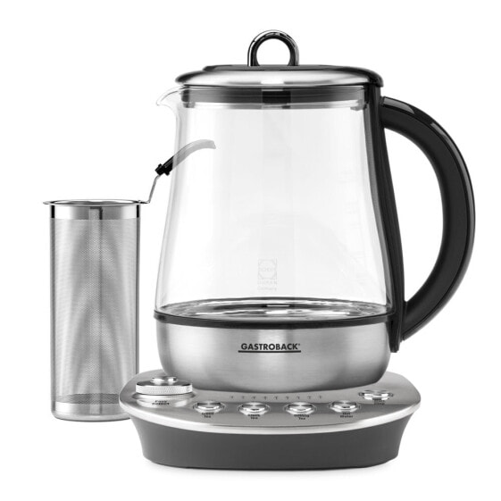 Электрический чайник Gastroback Design Tea Aroma Plus 1400 Вт, 220 - 240 В, 50 - 60 Гц, 225 мм, 220 мм, 256 мм